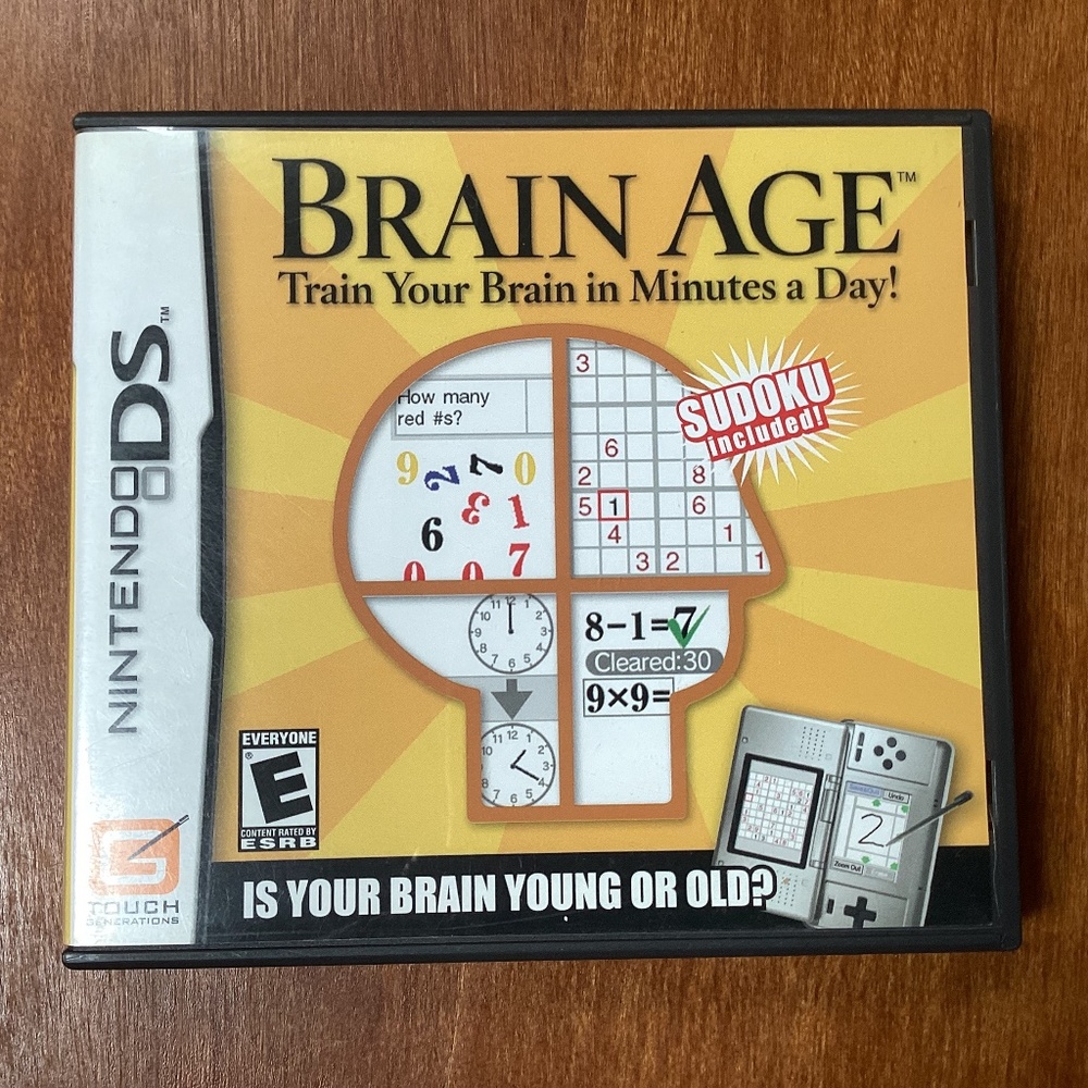 Nintendo DS Game Brain Age